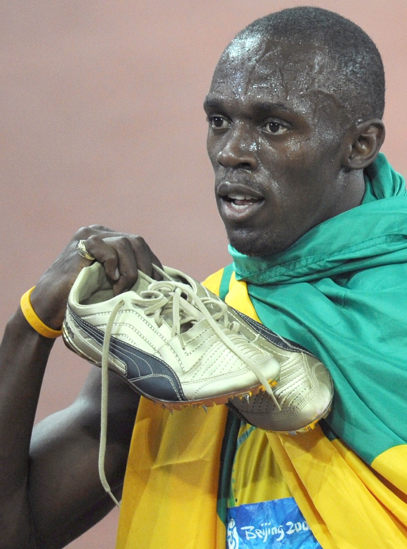 O velocista Usain Bolt levará a bandeira da Jamaica em cerimônia de abertura da Olimpíada | Jewel Samad/ AFP
