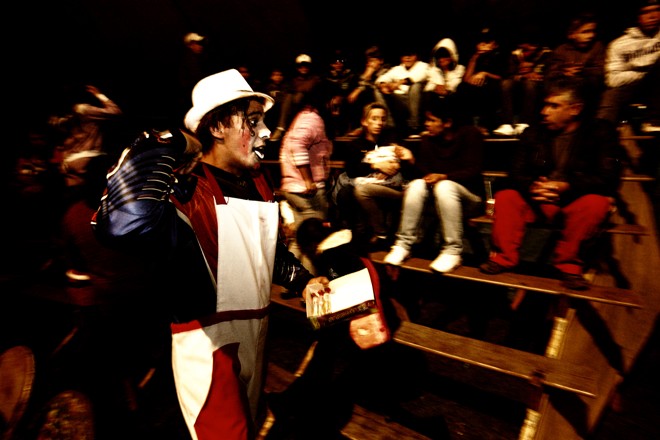 Quando o espetáculo começa... |