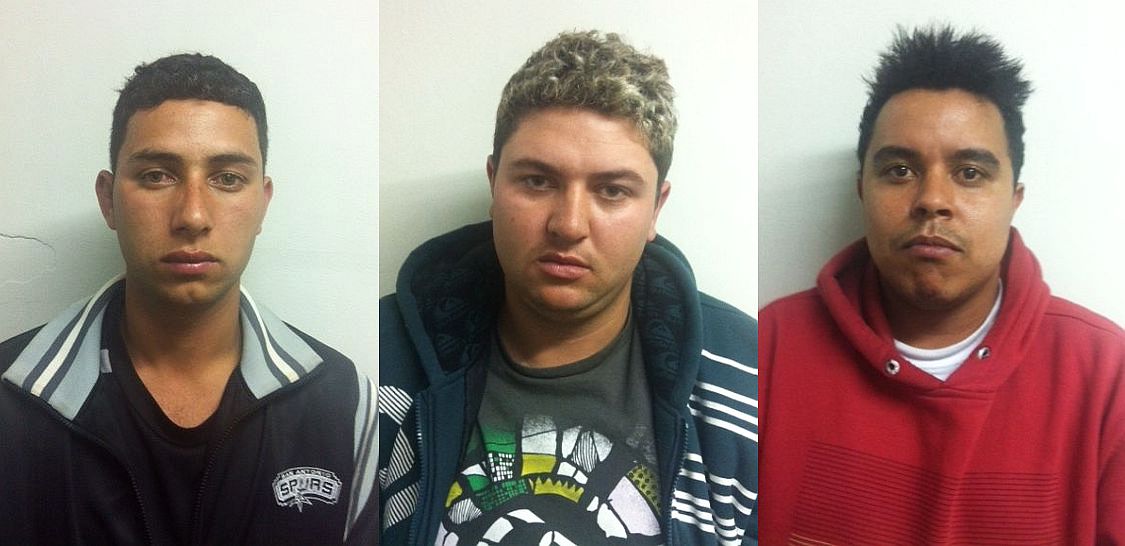 Claudinei, Everton e Marcus são presos ao planejar homicício | Divulgação / Polícia Civil