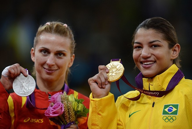 Sarah Menezes venceu o primeir ouro para o Brasil |