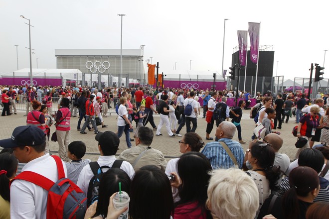 Desde as primeiras horas da sexta-feira, o movimento é intenso no Parque Olímpico | 