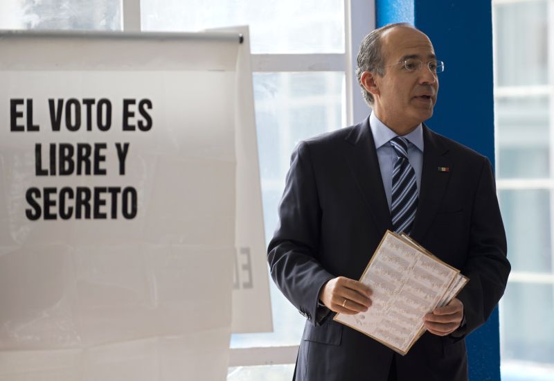 Presidente Felipe Calderón | AFP