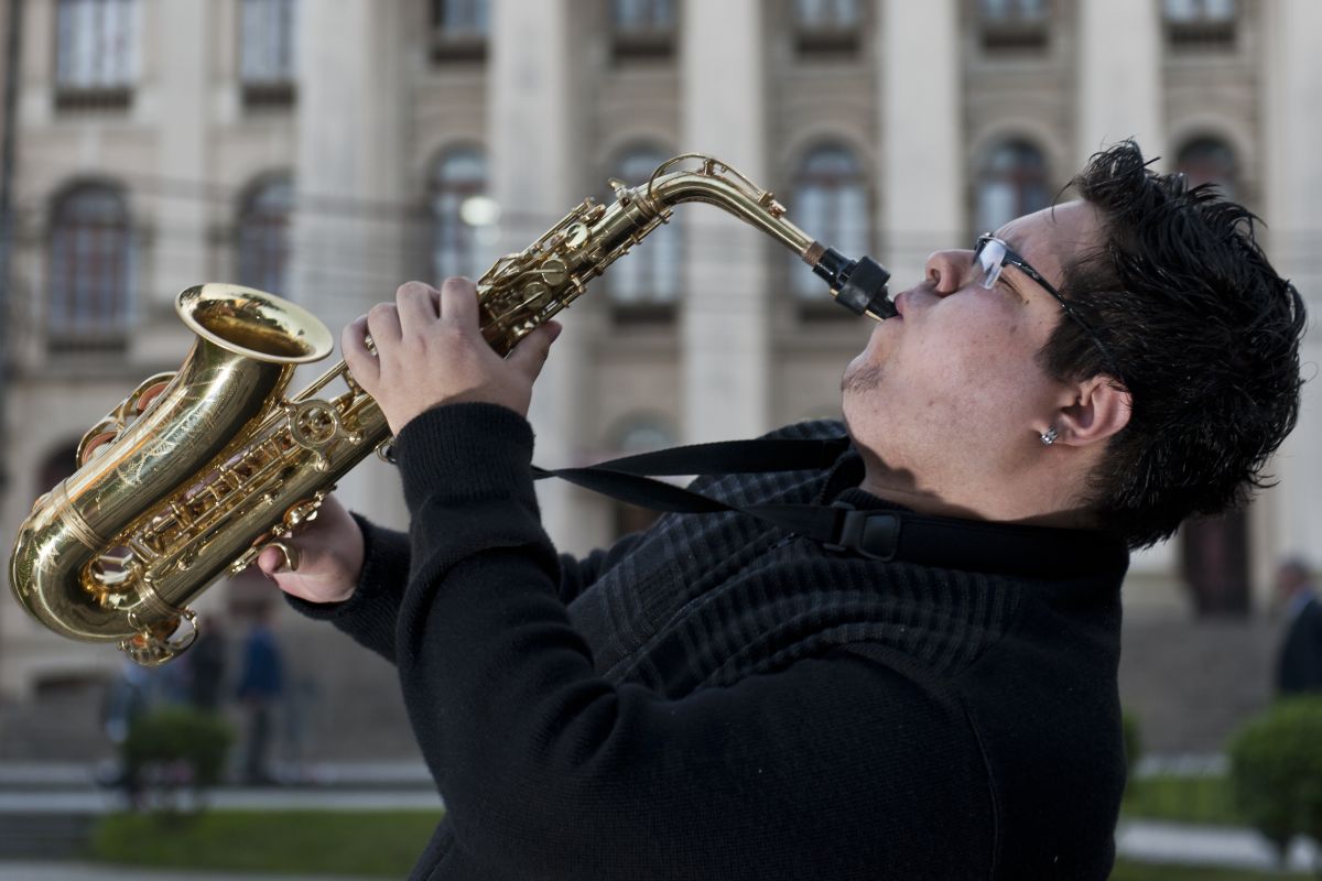 Cainã Alves seguiu a carreira de músico incentivado pelas
oficinas culturais do Festival de Inverno | Marcelo Andrade / Gazeta do Povo