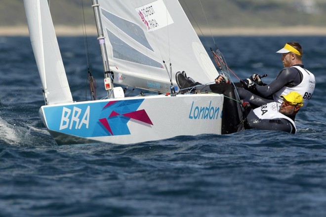 Robert Scheidt e Bruno Prada lideram classe Star |