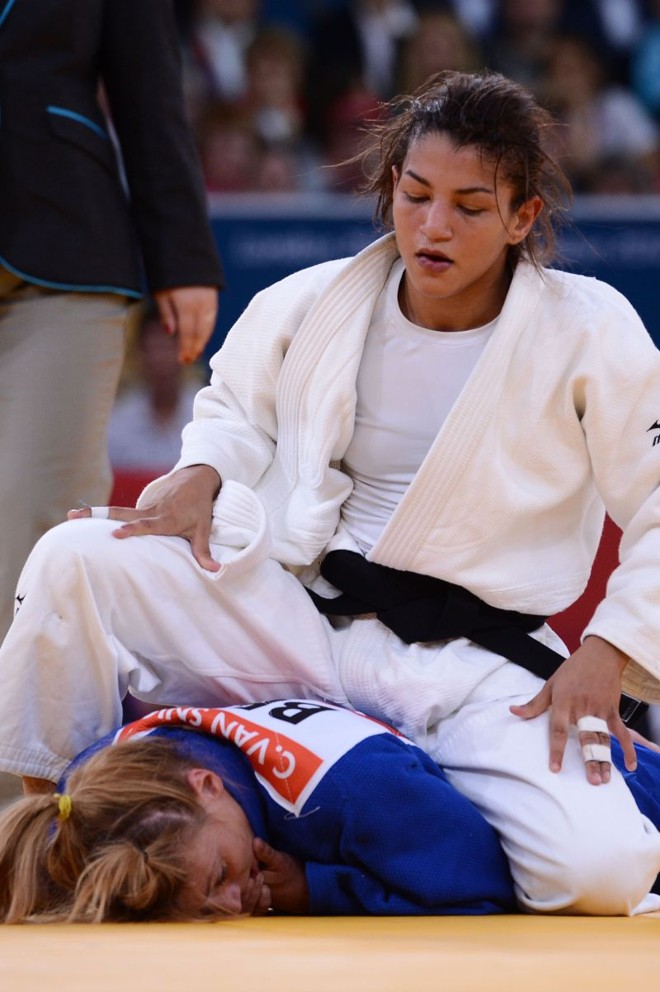 Na semifinal contra a belga Charline Van Snick, vitória por um yuko | 