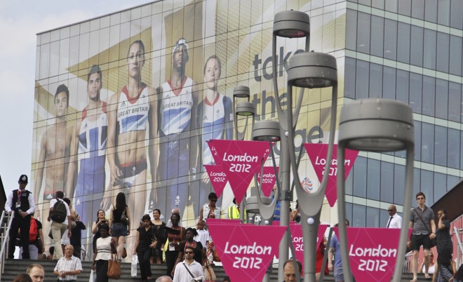 Esperanças britânicas de medalha dão as boas-vindas no Parque Olímpico | 