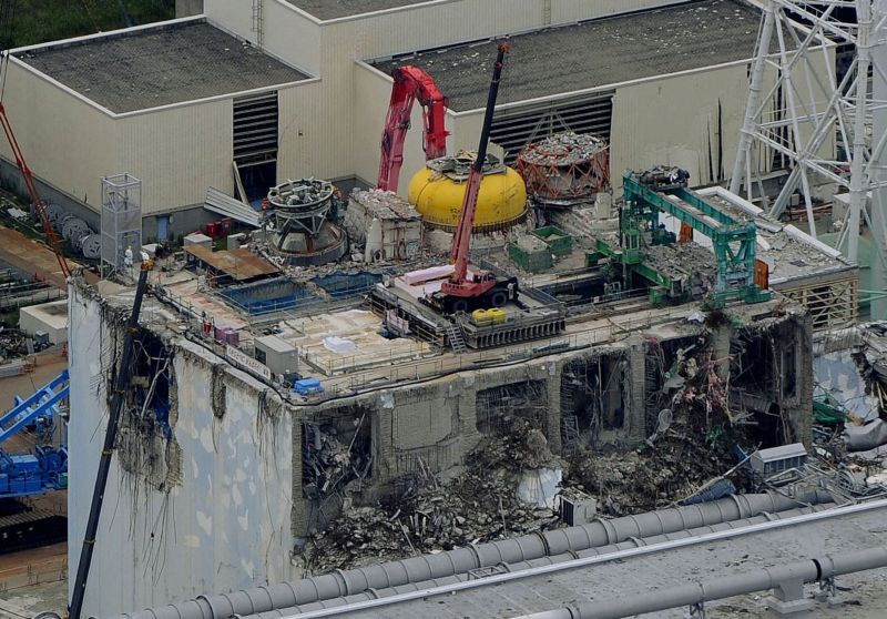 Planta da Usina de Fukushima, danificado pelo tsunami de 2011 no Japão | REUTERS/Kyodo
