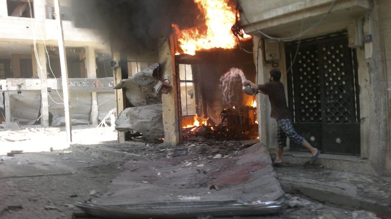 Enquanto países discutem futuro da Síria, bombardeios e confrontos continuam | Shaam News Network/Reuters