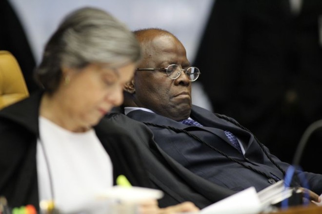 O relator do processo do mensalão, ministro Joaquim Barbosa | 