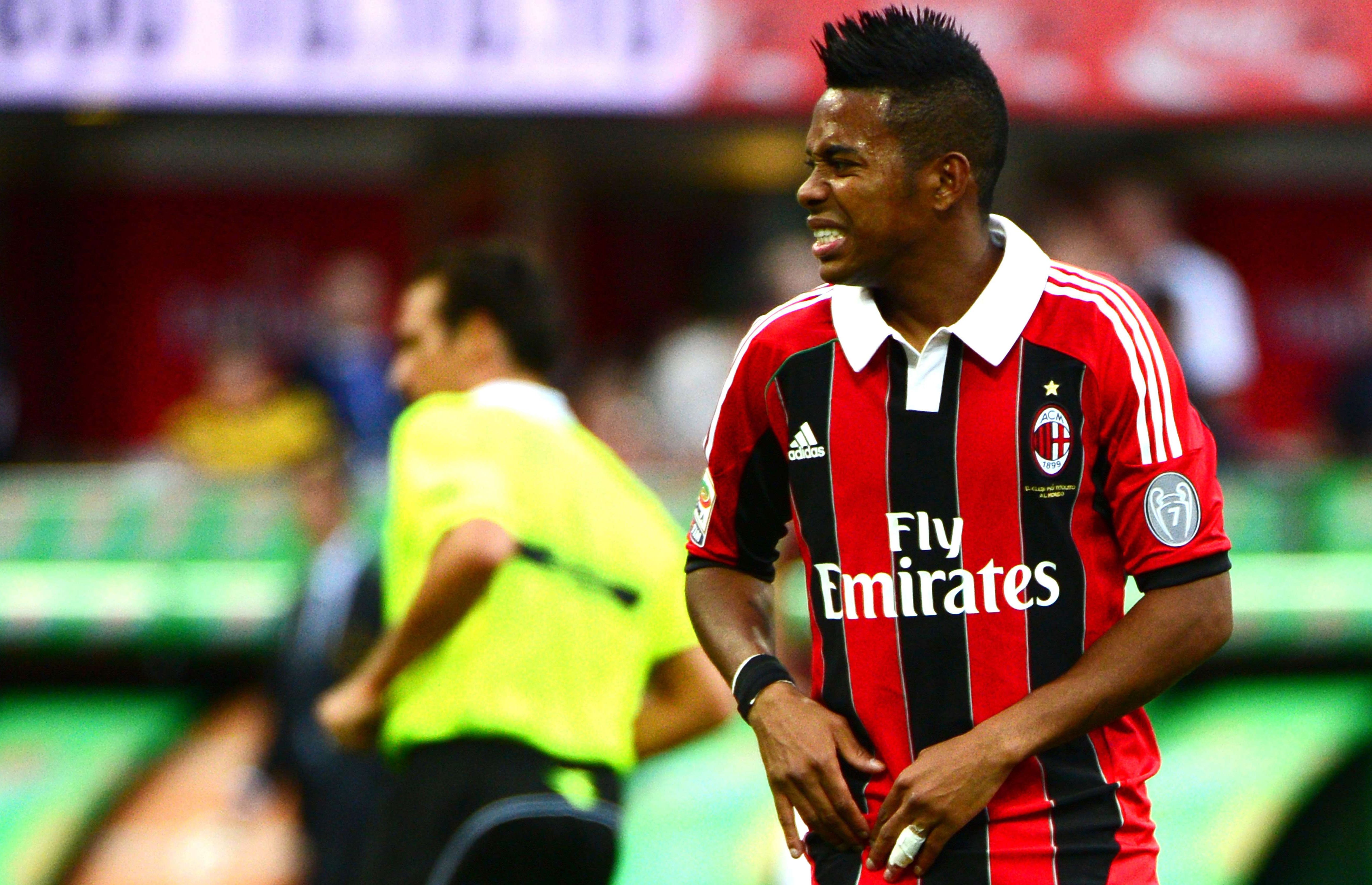 Robinho desfalca o Milan por 1 mês | AFP