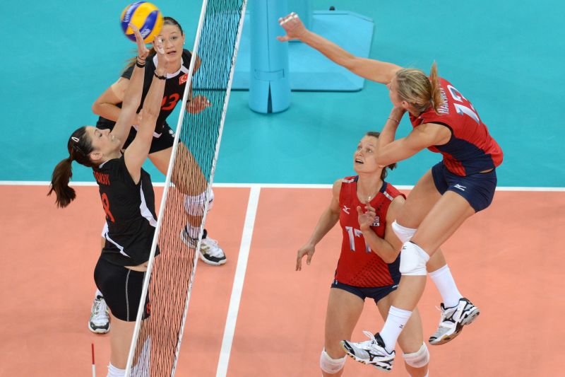 Vitória dos EUA sobre a Turquia ajudou o Brasil no vôlei feminino | AFP