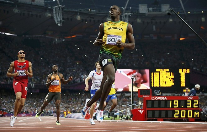 Bolt marcou 19s32 na prova | 