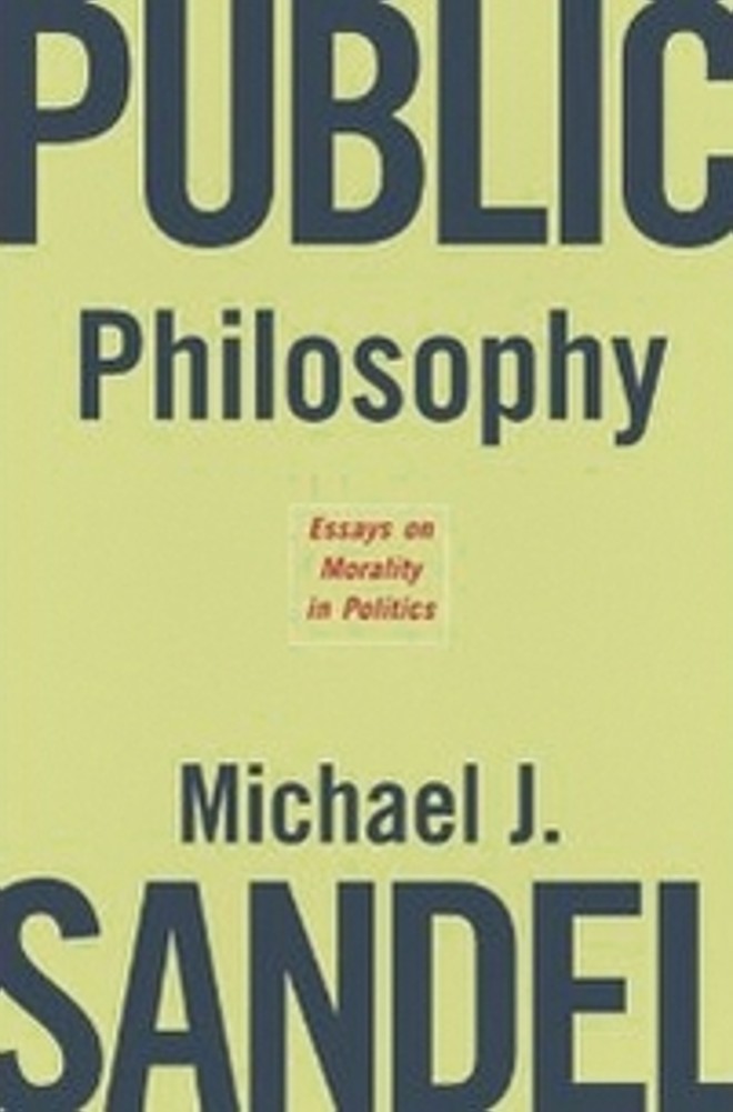 Public Philosophy: Coletânea de artigos sobre política e moral publicados por Sandel ao longo de vinte anos de vida pública. Alguns trazem teses curiosas, como a de que as loterias bancadas pelo Estado não deveriam existir, já que fazem com que os trabalhadores sejam motivados a acreditar que o melhor é não ter de trabalhar nunca. Segundo ele, isso afeta a ética do trabalho e o próprio Estado não deveria ser cúmplice nisso. O texto também discute fatos da política norte-americana do período, como a mentira contada por Bill Clinton quando seu caso com Monica Lewinsky foi descoberto pela imprensa.Serviço: Harvard University Press, 304 págs., US$ 22. (Não disponível em português) |