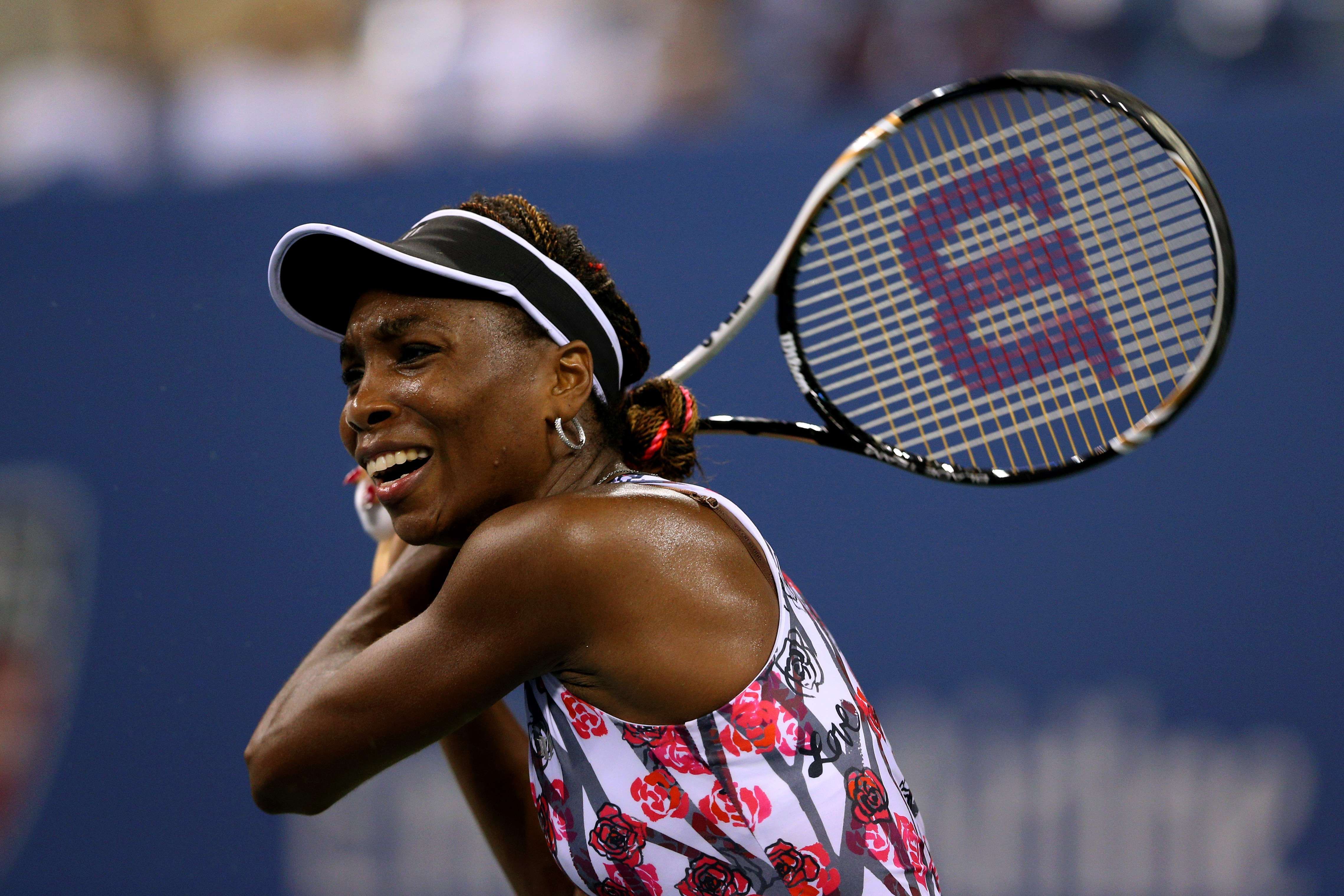 Venus foi guerreira, mas perdeu para a alemã Kerber no US Open | AFP