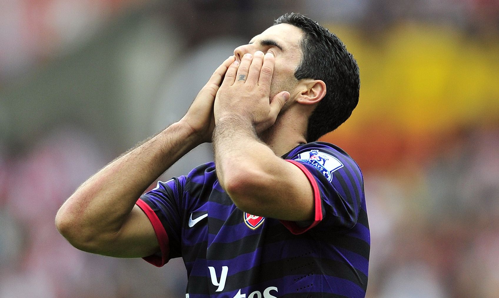 Arteta lamenta durante novo empate do Arsenal na Premier League | AFP