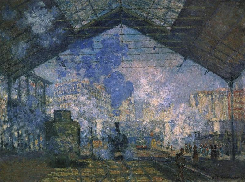 A Estação Saint-Lazare (1877), de Monet, é uma das obras mais icônicas do acervo | Reprodução