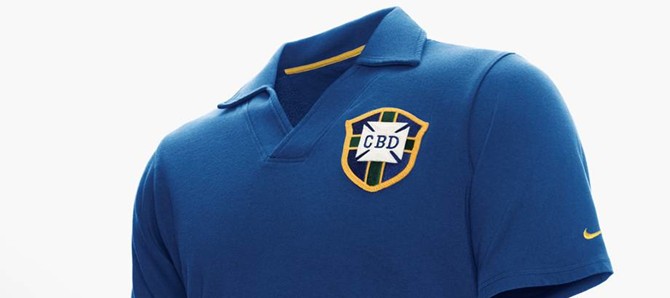 Brasil usá réplica da camisa de 1958 no amistoso contra a Suécia | Divulgação / CBF