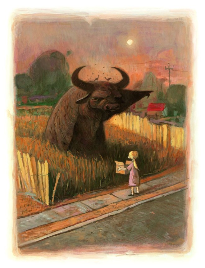 Tan concilia histórias sombrias com desenhos surreais | 