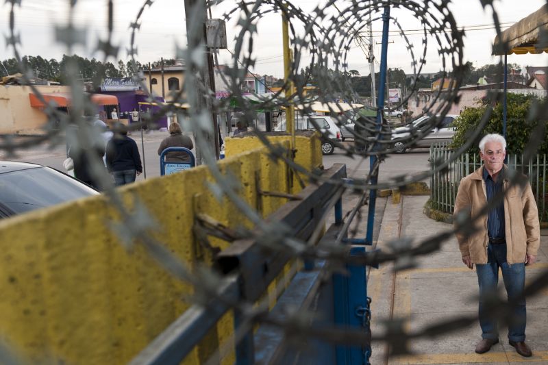 Marcos Amâncio Testa, presidente do Conselho de Segurança do Ganchinho: "Temos aqui todos os problemas comuns aos bairros periféricos" | Marcelo Andrade/ Gazeta do Povo