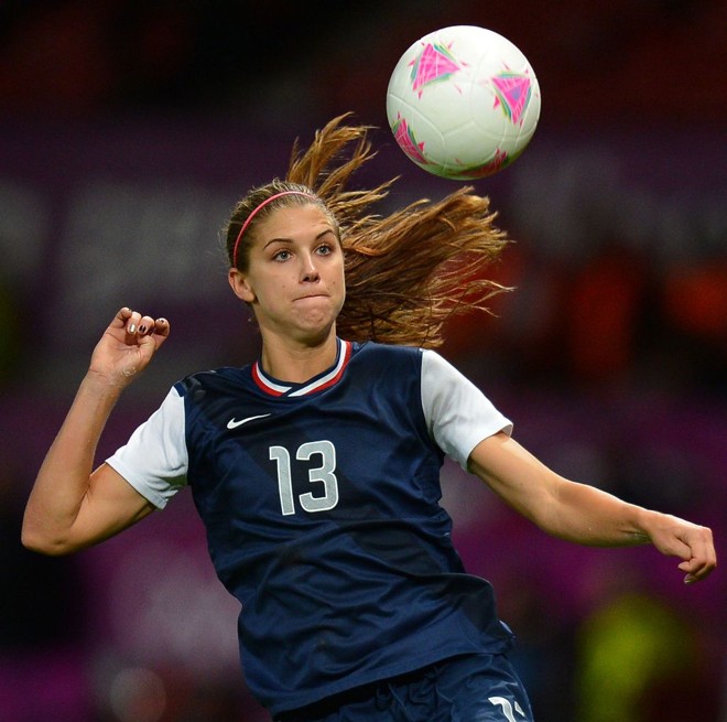 Alex Morgan foi medalha de ouro com a seleção de futebol americana | 