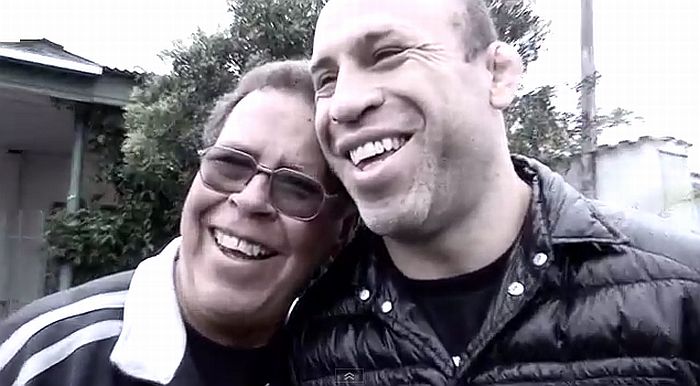 Wanderlei Silva e o pai, Holando, em vídeo divulgado semana passada | Reprodução Wand