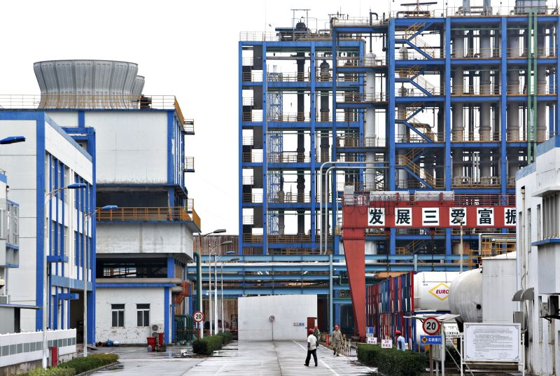 Empresa chinesa que usa gás tóxico: por lei, ela não está impedida de soltá-lo na atmosfera | Qilai Shen/The New York Times