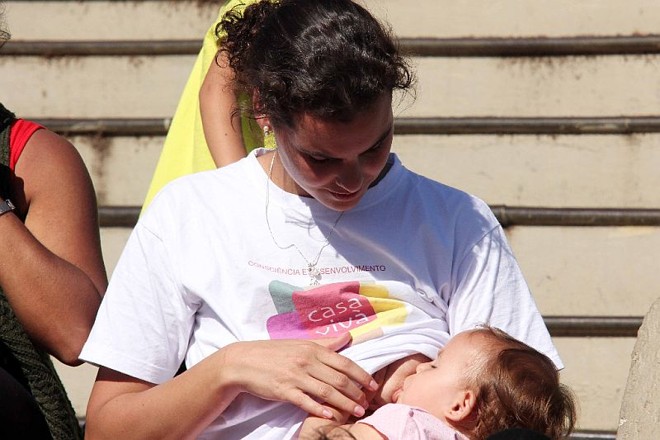 Mitiananda Fuganti foi responsável por organizar o mamaço em Curitiba | 