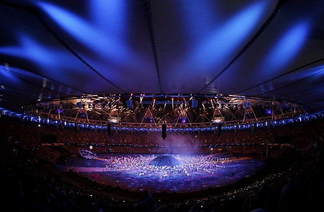 Show de luzes na cerimônia de abertura da Paralímpiada de Londres | 