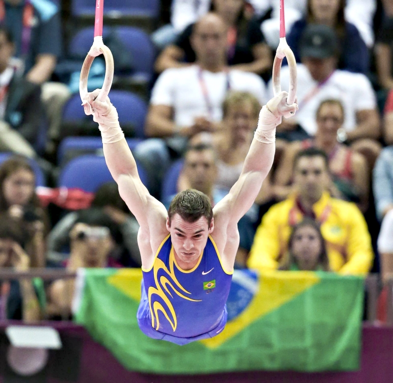 Arthur Zanetti começou na ginástica aos 8 anos, depois de se aventurar por futebol e natação | Daniel Castellano, enviado especial/ Gazeta do Povo