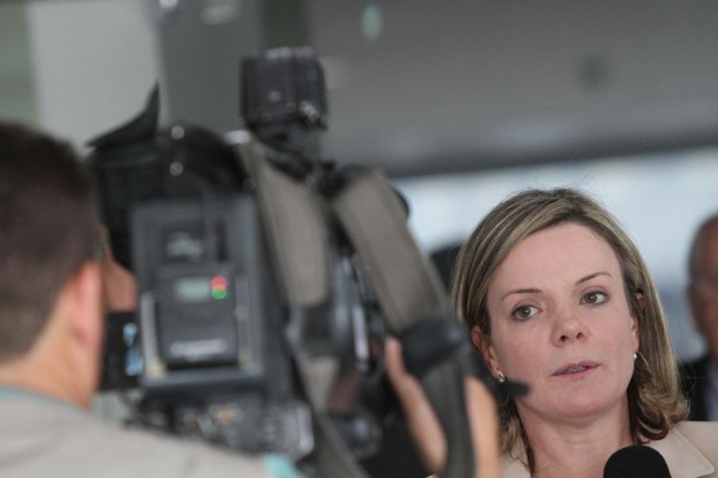 Gleisi Hoffmann. | Wenderson Araújo
