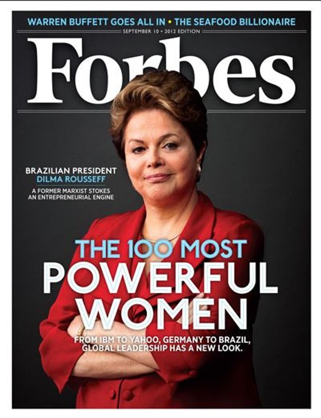 Presidente está na capa da revista Forbes deste mês |