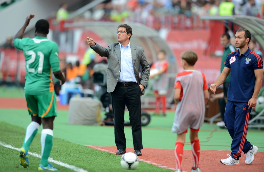 Fabio Capello estreou com um empate no comando da seleção russa | Natalia Kolesnikova /AFP
