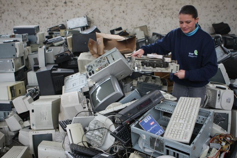 Usina de reciclagem em Campo Magro: destino adequado | Aniele Nascimento/ Gazeta do Povo