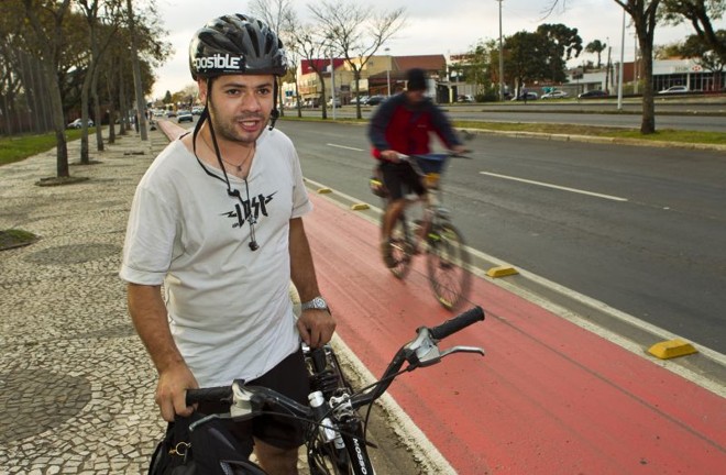 Alexandre Boza: iniciativa da ciclovia é boa, mas ela é perigosa |