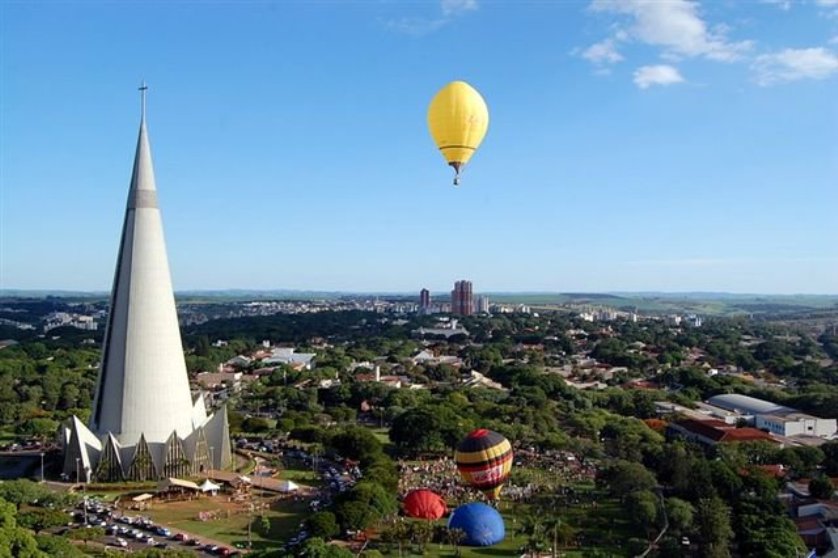 Decolagens neste ano vão ocorrer na Vila Olímpica, o que deve atrair mais pessoas para a competição | Divulgação/Prefeitura de Maringá