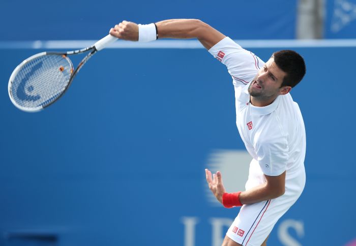 Novak Djokovic passou por Sam Querrey nesta sexta-feira no Canadá | Andy Lyons / AFP