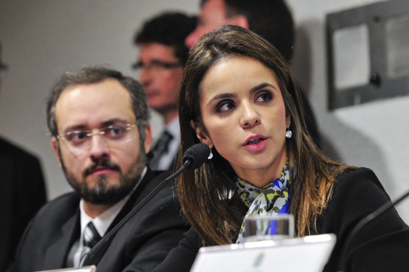 Os procuradores Daniel Rezende e Leá Batista de Oliveira: dados sobre o esquema de Cachoeira e relato de ameaças | Geraldo Magela / Agência Senado