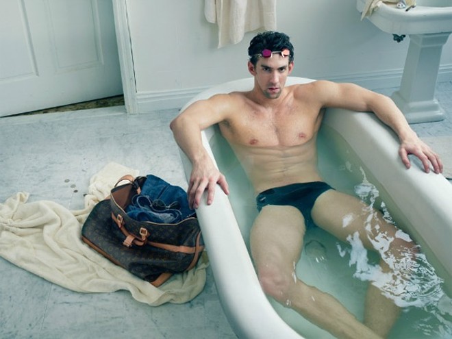 Phelps para a Louis Vuitton |