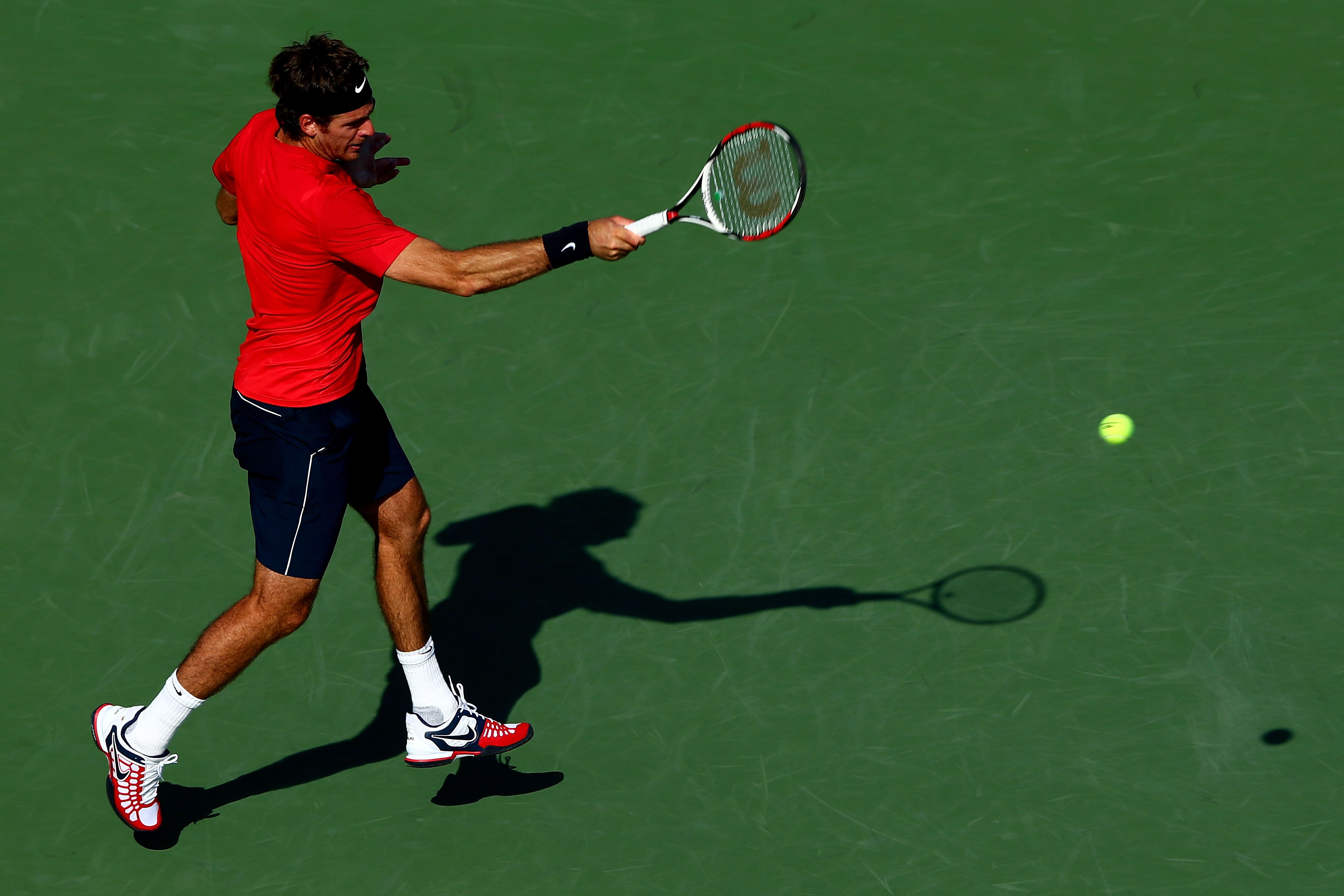 Del Potro começou bem o US Open e derrotou o francê Serra | AFP