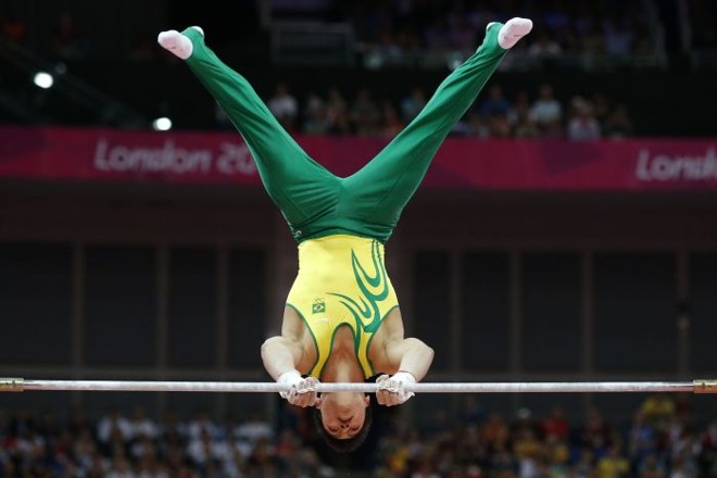 Sergio Sasaki entrou para a história da ginástica artística masculina. Seu décimo lugar conquistado no individual foi a melhor posição de um brasileiro na história dos Jogos |