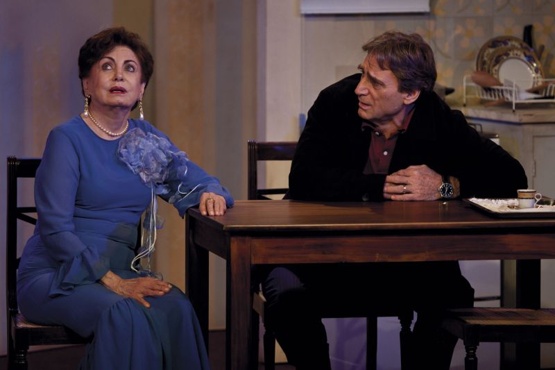 Beatriz Segall e o paranaense Herson Capri: ele é o filho ansioso que tem uma oportunidade de conhecer melhor sua mãe | Paula Kossatz/Divulgação