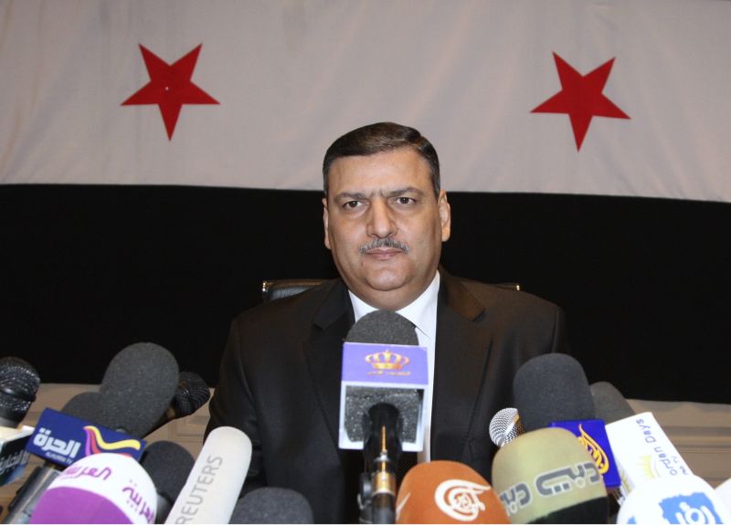 O ex-primeiro-ministro sírio Riyad Hijab deu entrevista coletiva em Amã, na Jordânia | Reuters/Majed Jaber