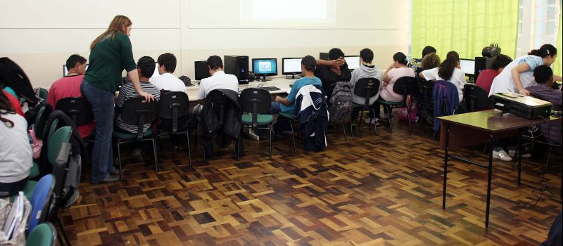 Curso do Senac/Risotolândia em Araucária: antes, aulas de informática; depois, a prática de auxiliar de cozinha | Arquivo/ Gazeta do Povo