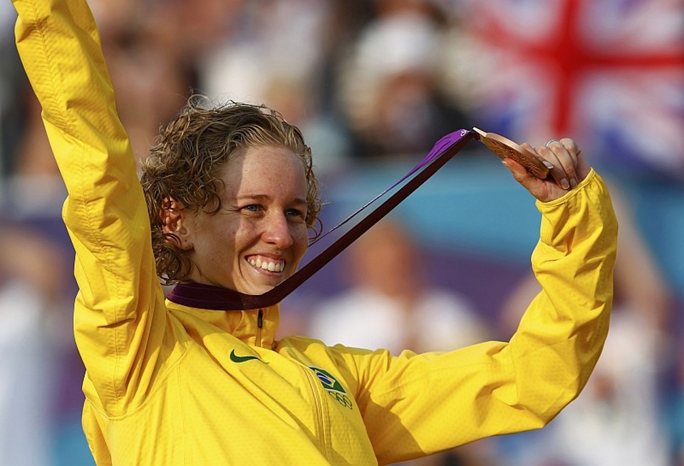 Yane Marques fechou a participação brasileira nos Jogos Olímpicos de Londres com um bronze no pentatlo moderno | Darren Staples / Reuters