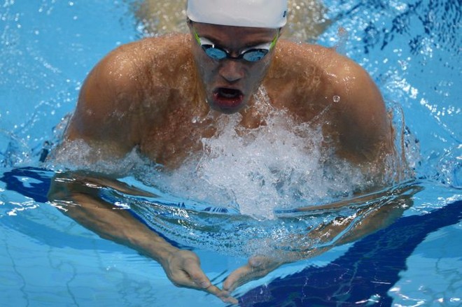 Thiago Pereira garantiu lugar na final dos 200 m medley na tarde de quarta-feira (1) |