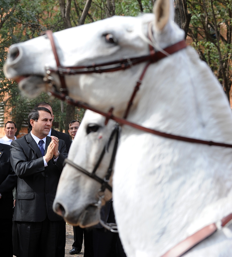 Presidente Franco participa de evento em Assunção | Norberto Duarte/AFP