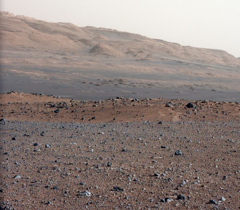 Foto tirada pelo Curiosity da superfície de Marte | Nasa/Reuters/Divulgação