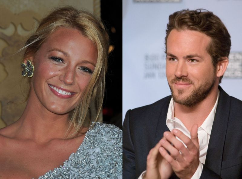 Os atores Blake Lively e Ryan Reynolds | AFP e Reprodução