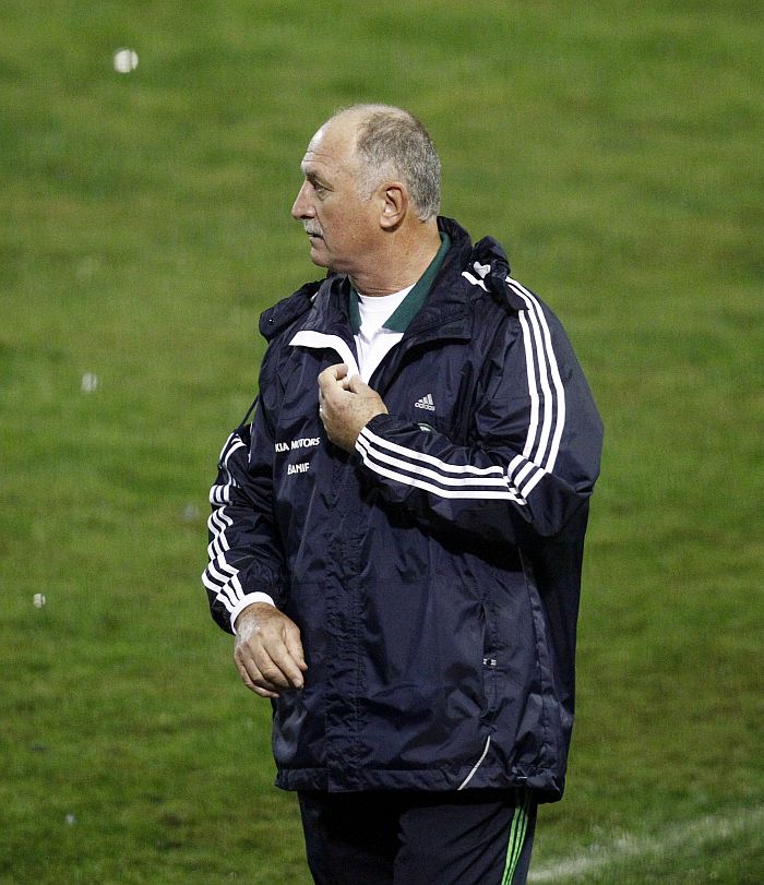 Felipão diz que pediu demissão do Palmeiras outras vezes, mas que agora não pensa em fazer o mesmo | Daniel Castellano / Gazeta do Povo