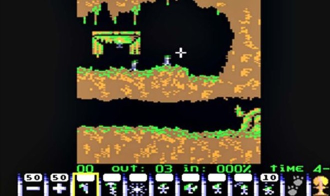 O Lemmings foi um jogo para DOS que fez sucesso em 1990 |